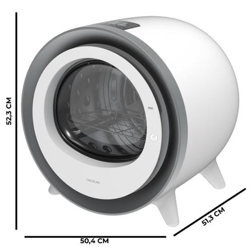 CECOTEC BOLERO DRESSCODE DRY 3500V Plata - Secadora de Evacuación Mini 3KG