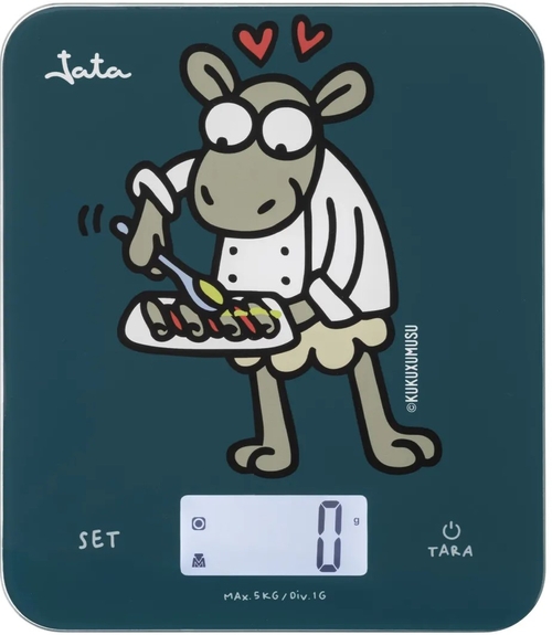 JATA HBAL1751 Azul - Balanza Cocina 5KG
