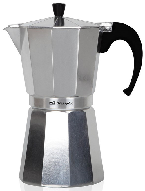 ORBEGOZO KF-300 INOX - Cafetera de Aluminio 3 Tazas