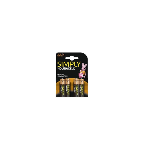 Pilas Duracell Basica AA LR 06 Simply 4KP