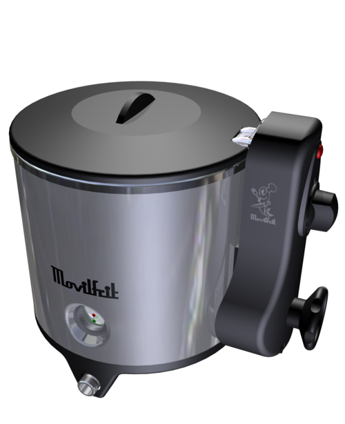 MOVILFRIT LUX-5 INOX - Freidora Agua/Aceite 2000W