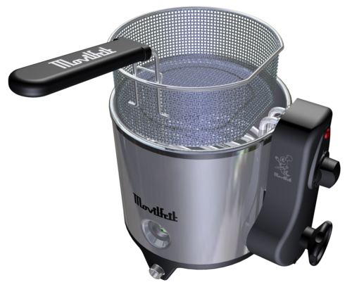 MOVILFRIT LUX-5 INOX - Freidora Agua/Aceite 2000W