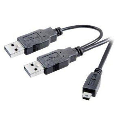 Cable Vivanco Usbax2/Usbbmini 1M 45290 Vivanco
