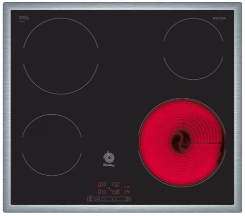 Vitrocerámica Eléctrica BALAY 3EB720XR Negro 60cm