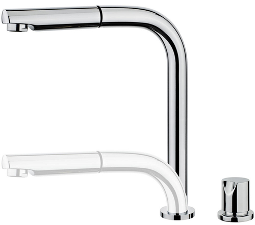 Grifo Teka AUK 983 Cromo Extraíble y Retáctil