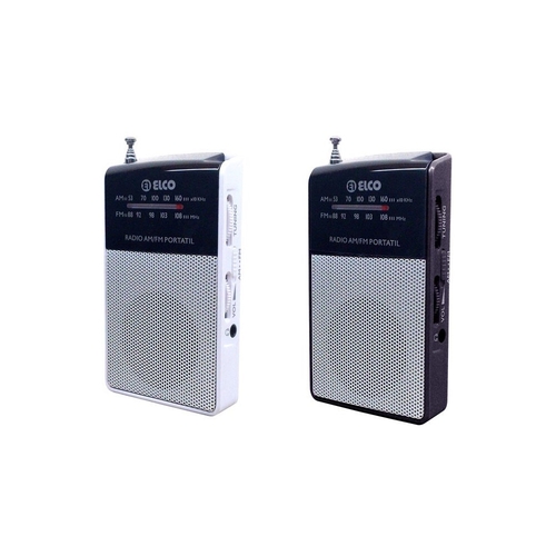 Minitransistor Elco PD-897  Bolsillo AM/FM Analógico Pilas AAA