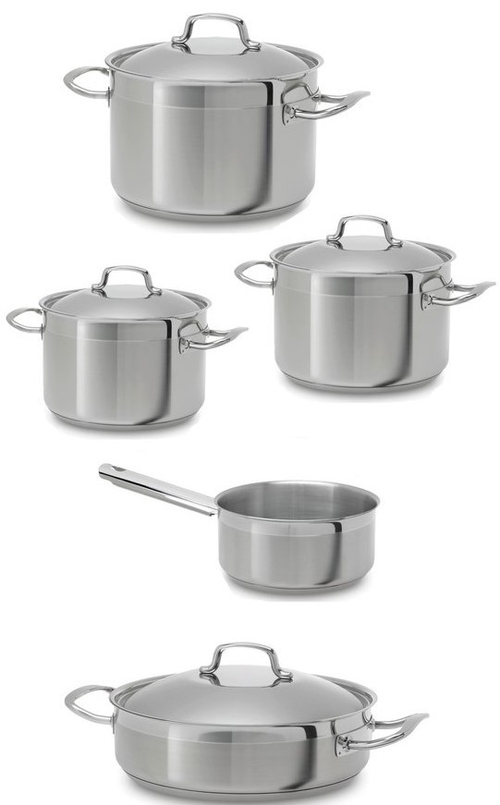 TEKA - Set de cocina  9 Piezas 16-24CM INOX
