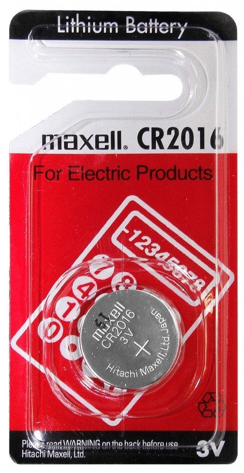 Maxell Pila Botón Litio CR2016 3V 1 Unidad