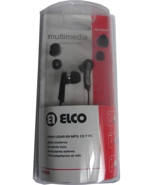 ELCO PD-1010A Negro - Auricular Con cable