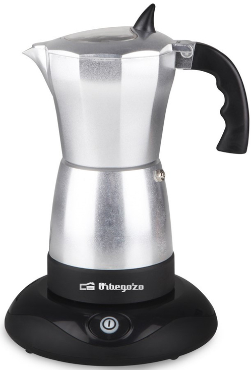ORBEGOZO KFE-660 INOX - Cafetera de Aluminio 480W