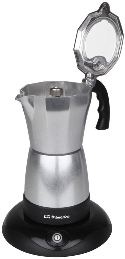 ORBEGOZO KFE-660 INOX - Cafetera de Aluminio 480W
