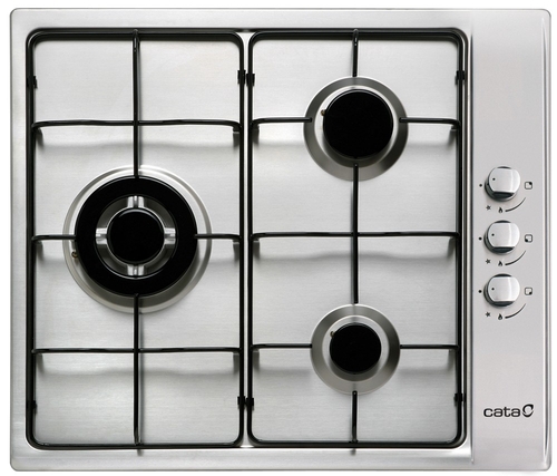 Placa de Gas CATA GI 6021 X Inox  60cm Natural y Butano
