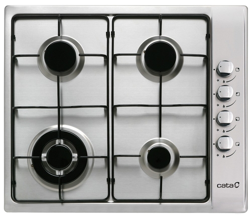 Placa de Gas CATA GI 6031 X Inox  58cm Natural y Butano 