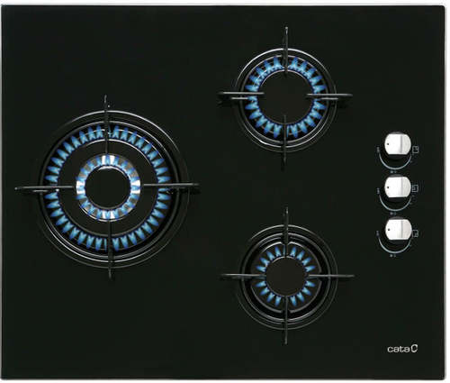 CATA  CI6021BK Negro  - Placa de Gas 60cm Natural