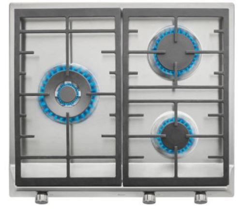 Placa de Gas TEKA EX 60.1 3G AI AL DR CI INOX  60CM NATURAL 