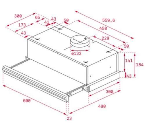 Campana Extraíble TEKA CNL 6415 Inox 60CM
