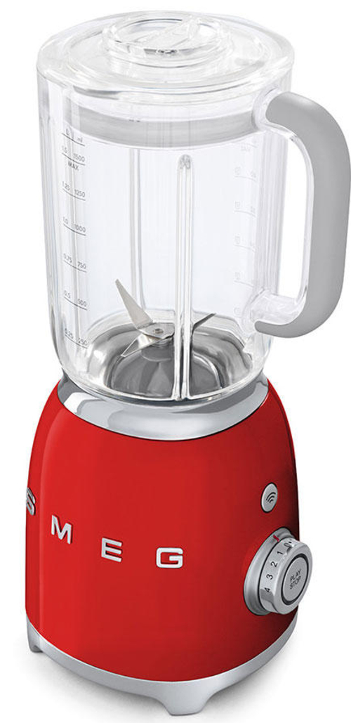SMEG BLF01RDEU Rojo Brillante - Batidora de Vaso 800W