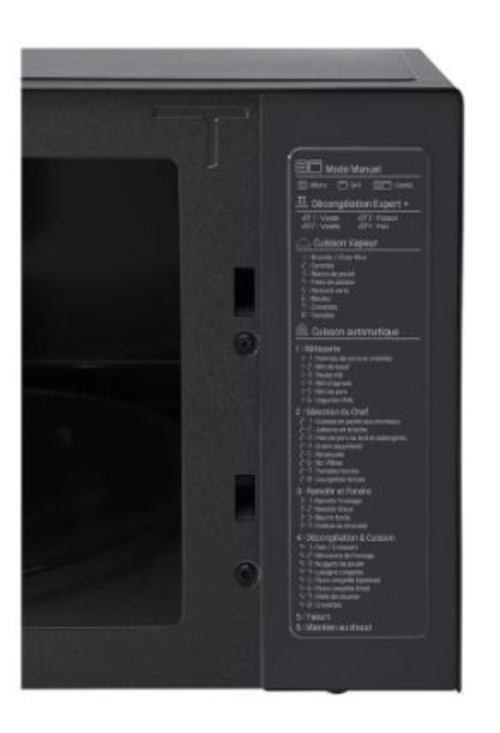 Microondas LG MH7265DPS Negro 32L 1500W