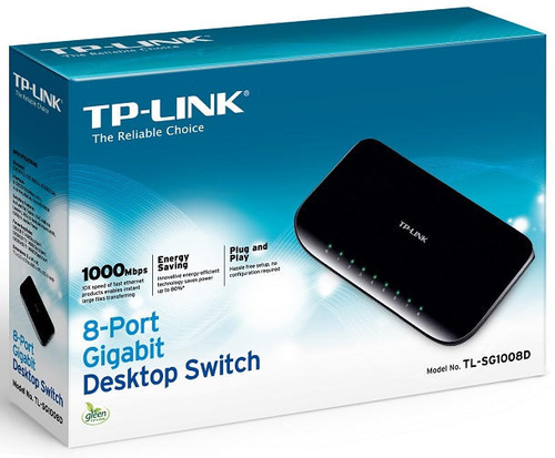 Switch de Sobremesa Tplink TL-SG1008D 8 Puertos