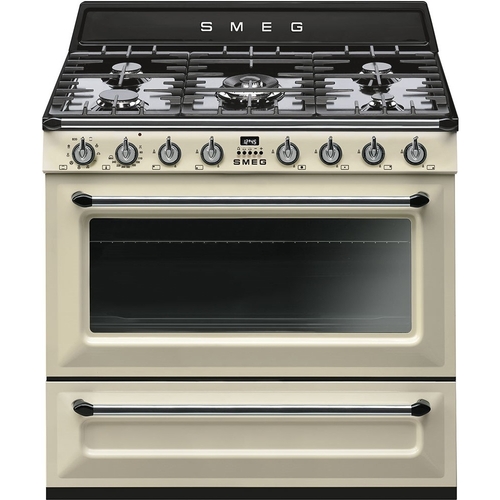 Smeg TR90P9 - Cocina de Gas Natural/Butano 5 Fuegos