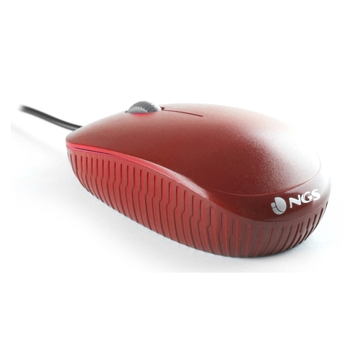 Ratón Ngs FLAME RED Cable
