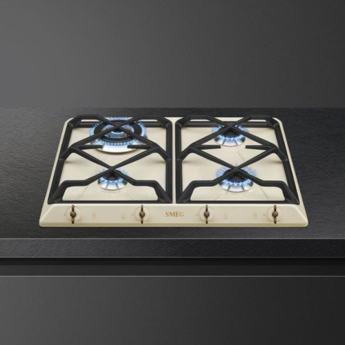 Placa de Gas SMEG SRV864POGH Natural 4 Fuegos
