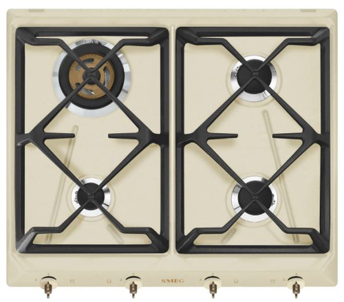 Placa de Gas SMEG SRV864POGH Natural 4 Fuegos