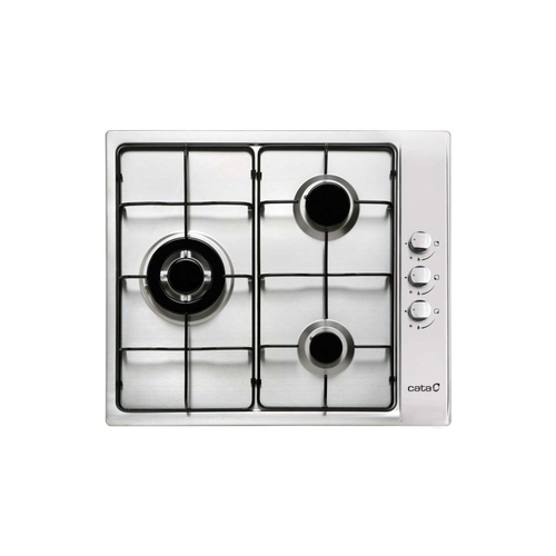 Placa de Gas CATA GIB 6021 X Inox  58cm Natural y Butano 