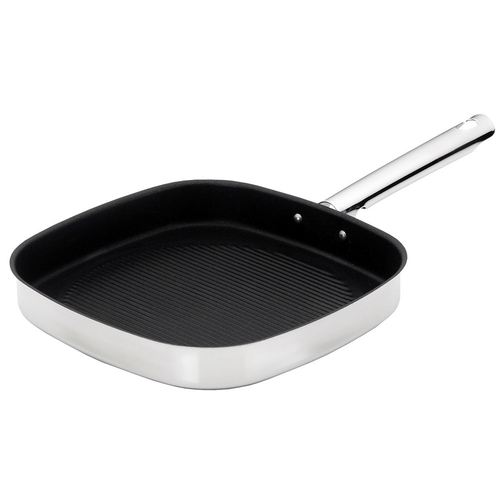Teka Grill Cuadrado Antiadherente - Sartén 27CM Acero Inox