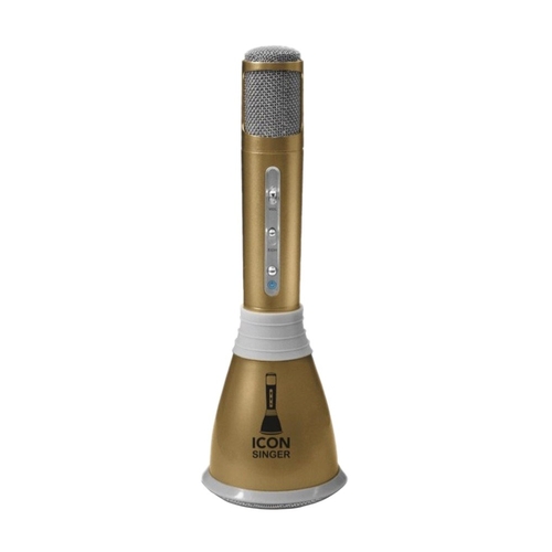 Micrófono ICON SINGER ICON SINGER Dorado 3W