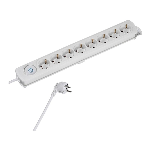 Cable Vivanco EKLS 8W 8 Tomas 140M 1x8 SCHUKO Blanco 