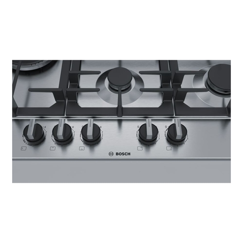 Placa de Gas BOSCH PCS7A5B90 Inox  75cm Butano/Natural