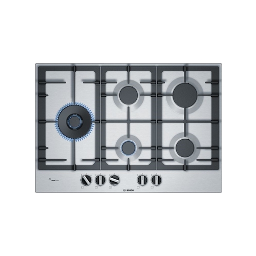 Placa de Gas BOSCH PCS7A5B90 Inox  75cm Butano/Natural