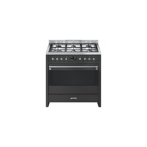 Smeg A1A-9 - Cocina de Gas Natural 6 Fuegos