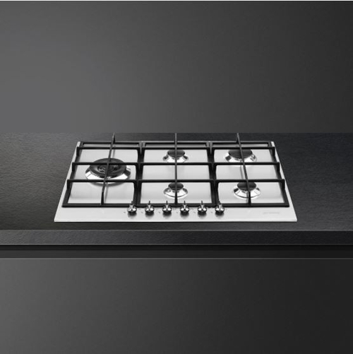 Placa de Gas SMEG PX375L Natural 5 Fuegos