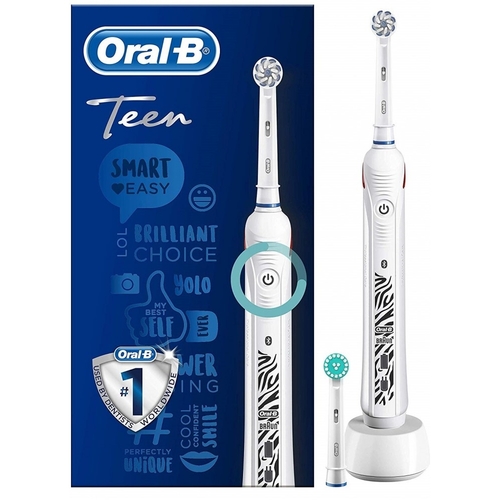 Cepillo Eléctrico OralB SmartSeries Teen B Blanco  