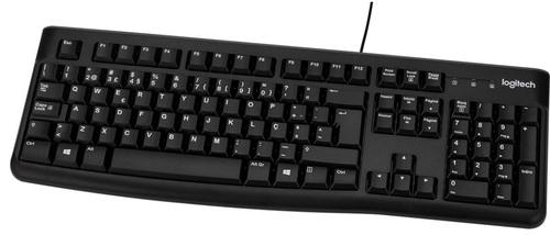 Teclado Logitech K120 Portugués Negro USB Alámbrico