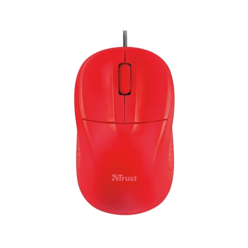 Ratón Trust Primo Compact Rojo 150CM Óptico 1000DPI USB    