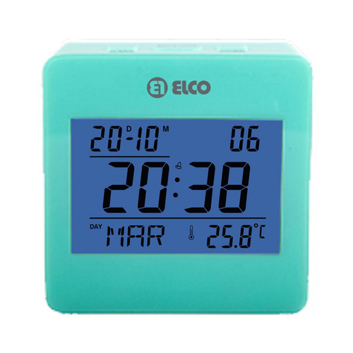 ELCO ED-60NG Verde - Despertador Digital