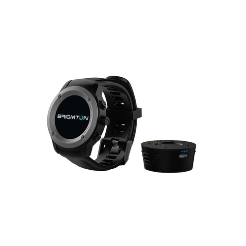 Reloj Pulsera Brigmton Bwatch-100GPS-N Negro Bluetooth   