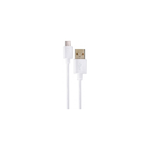 Cable DCU 30401225 USB - Micro USB Blanco Redondo 1M