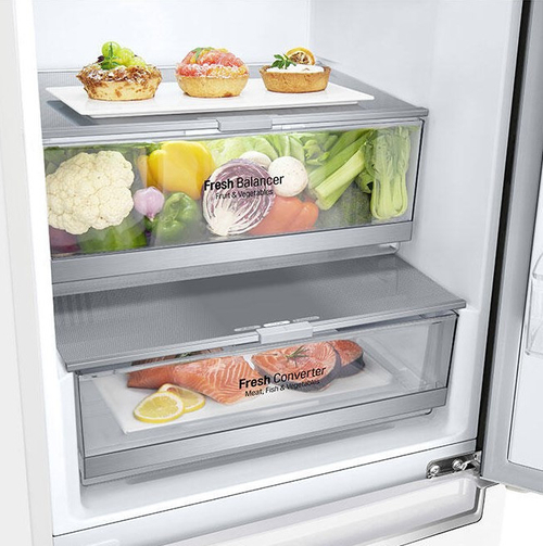 Frigorífico Combi LG GBB72SWEFN BLANCO