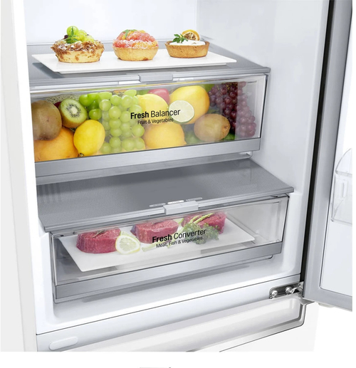 Frigorífico Combi LG GBB72SWEFN BLANCO