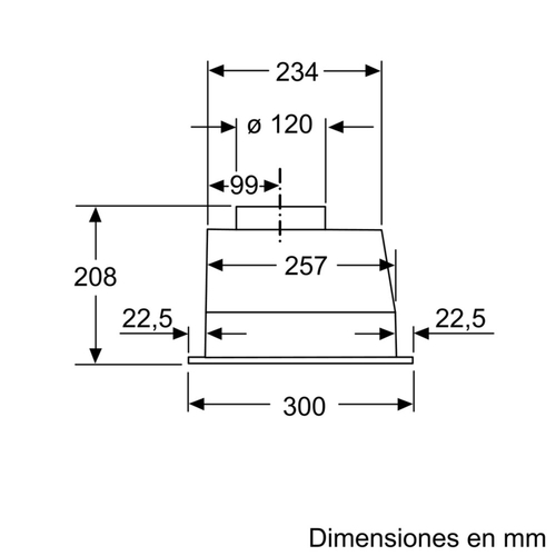 Grupo Filtrante Balay 3BF263NX 302M3/H 3 Potencias 50DB