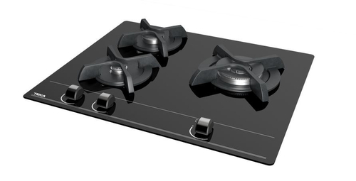 Placa de Gas TEKA  GBC63010KBB CRISTAL NEGRO  60CM BUTANO 