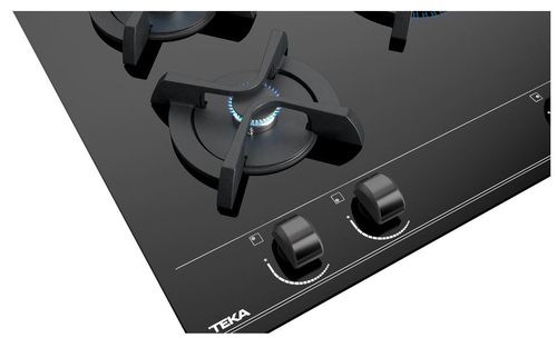 Placa de Gas TEKA  GBC63010KBB CRISTAL NEGRO  60CM BUTANO 