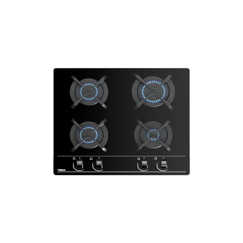 Placa de Gas TEKA GBC 64000 CRISTAL NEGRO  60CM BUTANO 