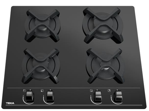 Placa de Gas TEKA GBC 64000 CRISTAL NEGRO 60CM NATURAL 