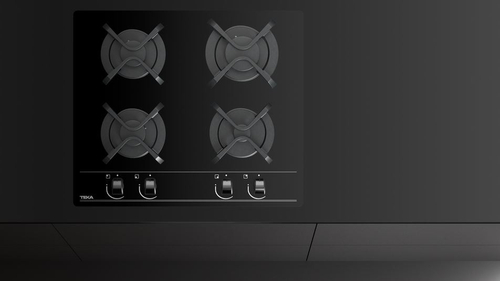 Placa de Gas TEKA GBC 64000 CRISTAL NEGRO 60CM NATURAL 