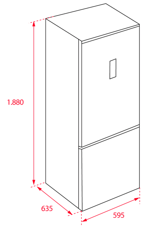 Frigorífico Combi TEKA  NFL 342 C Blanco